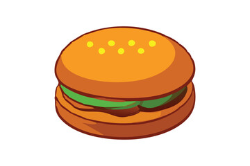 Burger  vector art and illustration