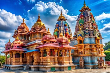 Fototapeta premium Hindu Temples and Cultural Symbols in Turkey Reflecting the Influence of Hinduism on Local Heritage