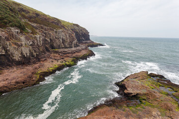Stone rocks at the Furnas of Guarita Park, Torres, Rio Grande do Sul, Brazil