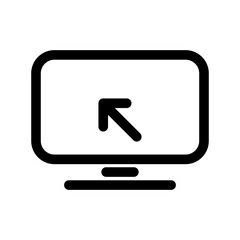 Monitor icon template