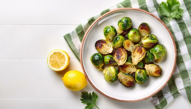 Plat de choux de bruxelles
