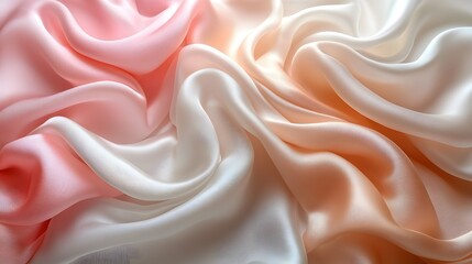 Obraz premium Smooth silk fabric flowing gracefully