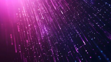 Naklejka premium Abstract Digital Purple and Blue Light Streaks