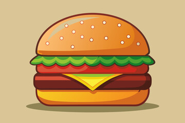 Burger vector art and illustration