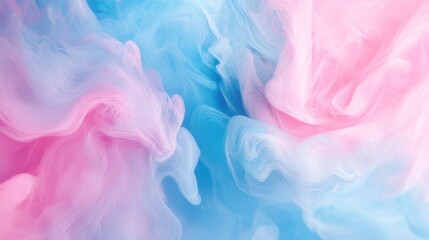 Obraz premium Abstract background featuring soft pastel blue and pink hues providing a contrasting visual appeal