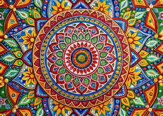 Fototapeta premium Intricate Indian Patterns and Designs for Coloring Pages - Beautiful Cultural Art Inspiration