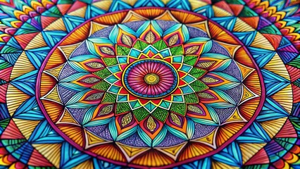 Intricate Line Pattern Drawing with Geometric Shapes and Abstract Design for Modern Artwork Projects