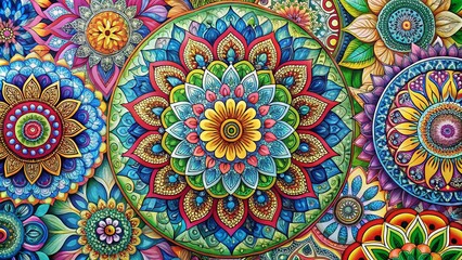 Intricate Mandala Designs for Relaxation and Mindfulness - Printable Adult Coloring Pages Collection