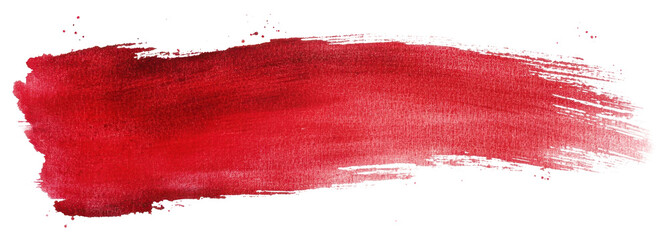 PNG  PNG  Vibrant red brush stroke art