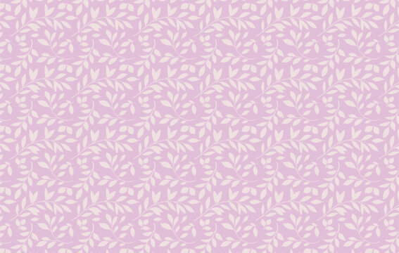 Leaves seamless vector pattern backdrop. Leaf shape pattern wallpaper. Leaf shape elements wrapping paper design. Hand drawn. Simple design for textile, wallpaper, fabric prints or wrapping.