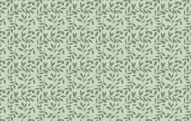 Leaves seamless vector pattern backdrop. Leaf shape pattern wallpaper. Leaf shape elements wrapping paper design. Hand drawn. Simple design for textile, wallpaper, fabric prints or wrapping.