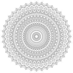 Creative mandala coloring pages