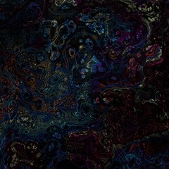 Abstract Black Marble texture. Fractal digital Art Background. High Resolution. Can be used for background or wallpaper