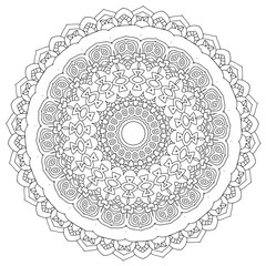 Mandala coloring pages for adult