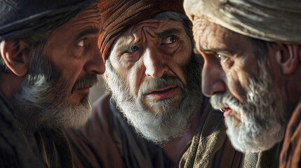 Three friends of Job.
Bible lore.