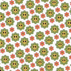 Halloween pattern background vector illustration.