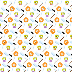 Halloween pattern background vector illustration.