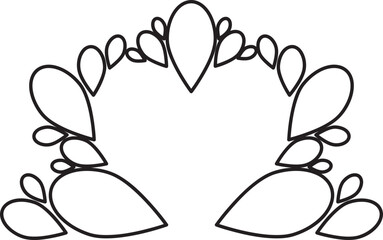 flower petals coloring page