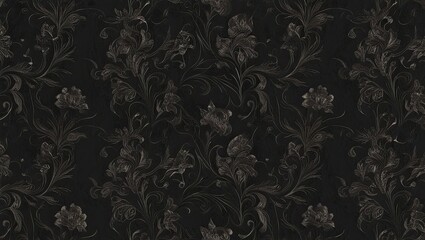 seamless floral background generate ai