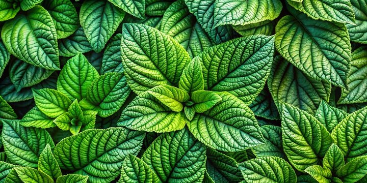 Lush Green Figwort Leaves Close-Up in Natural Habitat Showcasing Botanical Beauty and Texture