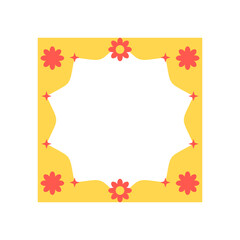 Frame Retro Style, Vector Illustration.