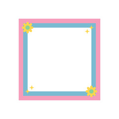 Frame Retro Style, Vector Illustration.