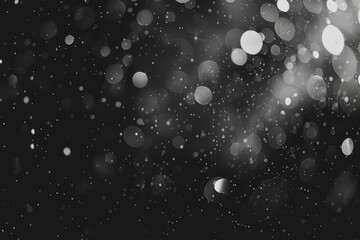 Obraz premium The background is mostly black and there is little bokeh, minimalist style.