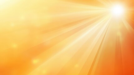 Obraz premium Abstract Sun Rays Background - Orange and Yellow Gradient with Glowing Light