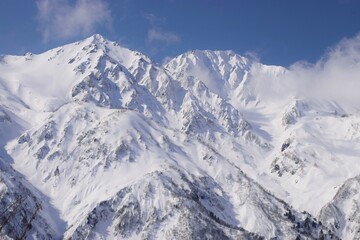 Winter scenery in Hakuba snow resort, Nagano
