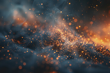 Obraz premium Subtle glowing particles scattered for a magical touch.