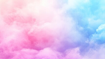 Naklejka premium Soft gradient wallpaper or web banner background featuring a blend of pink to blue with a fluffy texture effect