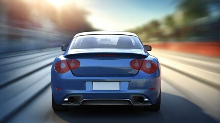 car driving on the road