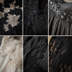 Obraz premium set of wedding dresses