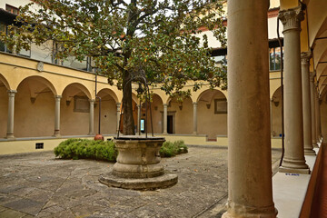 Naklejka premium Fiesole, la Badia Fiesolana - Firenze, Toscana