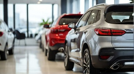 Fototapeta premium cars on the street