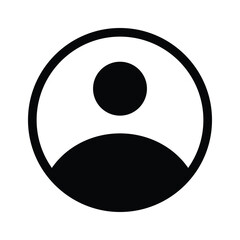 Unique icon of profile, ready to use vector