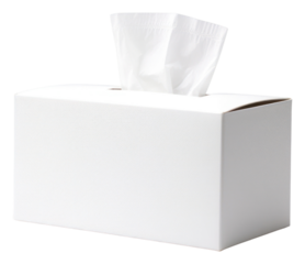 PNG White tissue box paper white white background.