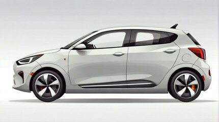 Fototapeta premium car isolated on white background