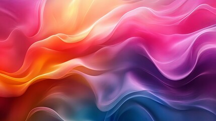 Obraz premium Abstract Swirling Gradient Background with Wavy Lines