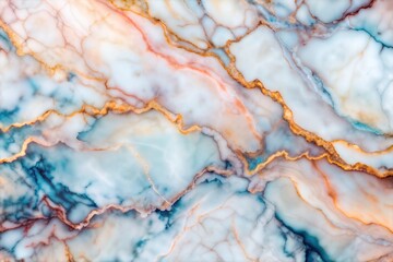 Abstract colorful marble texture with intricate veins and swirls