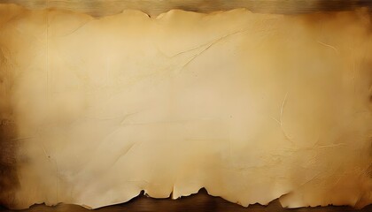 Aged parchment with torn edges and subtle stains