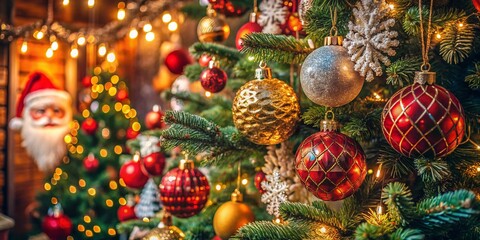 Nostalgic Vintage Christmas Decorations and Ornaments from Yesteryears for a Festive Holiday Spirit