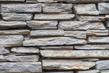 
flat stacked stone wall background