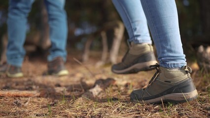 two tourists are traveling. active tourism and travel around the world concept. two tourists...