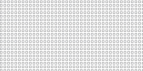 Grey square seamless pattern. Grid square graph line texture. Vector Repeating Texture.