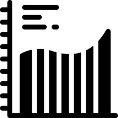 graph, bar chart, analytics, business graph, increase Icon