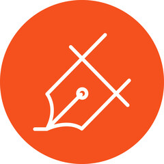 Single isolated icon with outline style icon on white background