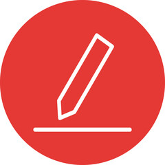 Single isolated icon with outline style icon on white background