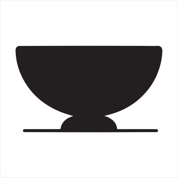 recommend clip art: Basin silhouette silhouette on white background
                    