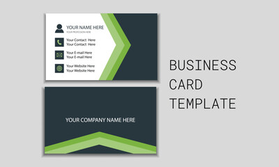 Business card design creative  clean stylish and modern business card design template